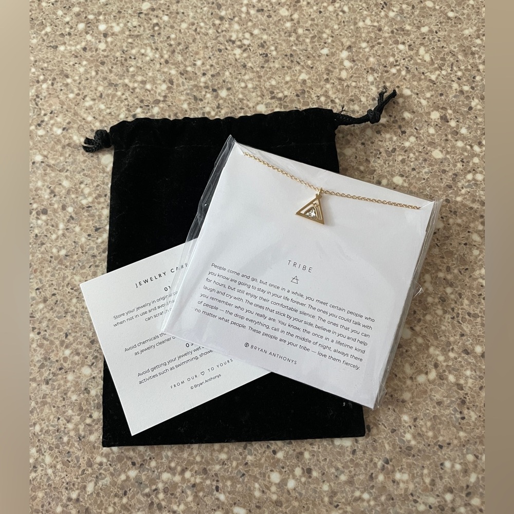 NEW Giftable Bryan Anthonys Tribe 14k Gold Friendship Necklace